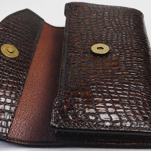 Marhabőr Női Pénztárca Krokodil mint�s - táska & tok - pénztárca & más tok - aprópénztartó - Meska.hu