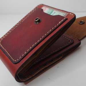 Marhabőr Kompakt pénztárca  - Meska.hu