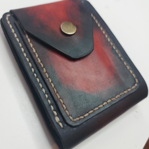 Marhabőr kompakt pénztárca  - Meska.hu