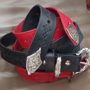 Marhabőr Női öv Anyáknapi szett - esküvő - kiegészítők - öv & pánt - Meska.hu