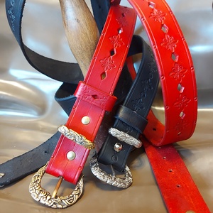 Marhabőr Női öv Anyáknapi szett - esküvő - kiegészítők - öv & pánt - Meska.hu