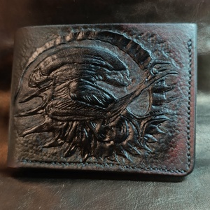 Marhabőr Pénztárca Alien, Táska & Tok, Pénztárca & Más tok, Aprópénztartó, Bőrművesség, MESKA