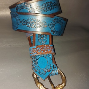 Marhabőr Női öv Vintage stílus - esküvő - kiegészítők - öv & pánt - Meska.hu