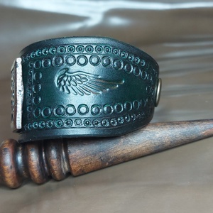 Marhabőr  Zöld Női Karkötő  - baba - mama - babaemlékek - babaváró karkötő - Meska.hu