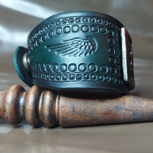 Marhabőr  Zöld Női Karkötő  - baba - mama - babaemlékek - babaváró karkötő - Meska.hu