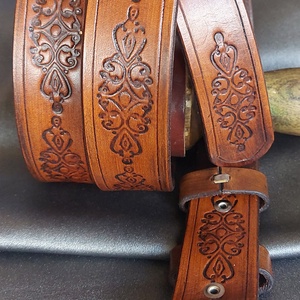 Marhabőr Női Barna Öv #Handmade# - Meska.hu