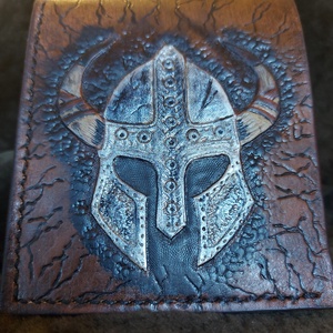 Marhabőr Viking férfi Pénztárca  - táska & tok - pénztárca & más tok - aprópénztartó - Meska.hu