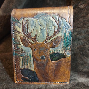 Marhabőr Szarvas Pénztárca #Handmade# - Meska.hu
