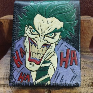 Joker Bőr pénztárca Rajongoknak - Meska.hu
