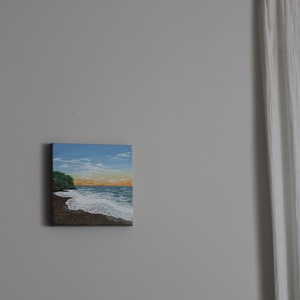 Tengerpart festmény, Művészet, Festmény, Akril, Festészet, MESKA