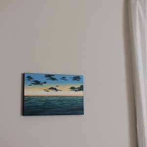 Vízi tájkép festmény - művészet - festmény - akril - Meska.hu