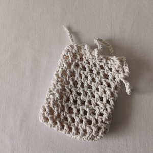 Horgolt pamut szappanzsák - szépségápolás - szappan & fürdés - szappanzsák - Meska.hu