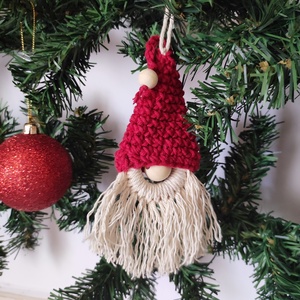 Csináld magad! 4 karácsonyi gnóm, skandináv stílusú karácsonyfadísz, saját készítésű autódísz, DIY csomag gyerekeknek - diy (csináld magad) - egységcsomag - Meska.hu