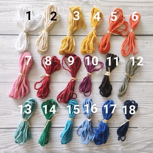 DIY csomag gyerekeknek, Csináld magad! Makramé karácsonyi manó, karácsonyfadísz, autódísz,  - diy (csináld magad) - egységcsomag - Meska.hu
