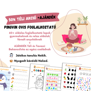 Játékos Készségfejlesztő Feladatlapok Ovisoknak (Akciós Téli kiadás) + AJÁNDÉK Téli és Tavaszi Bakancslista - Meska.hu