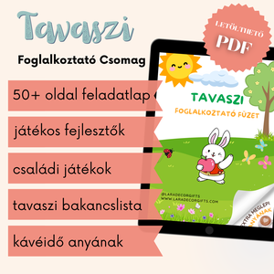 Tavaszi AKCIÓ! 50+ Feladatlap és családi játék csomag (Memória, Bingo)  - Meska.hu