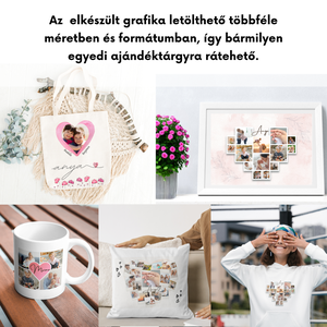 ANYÁK Napi Ajándék Saját képekből - Többféle méret, névre szóló, választható grafika - Anyának, Nagymamának, Dédinek, Otthon & Lakás, Dekoráció, Kép & Falikép, Poszter, Fotó, grafika, rajz, illusztráció, MESKA