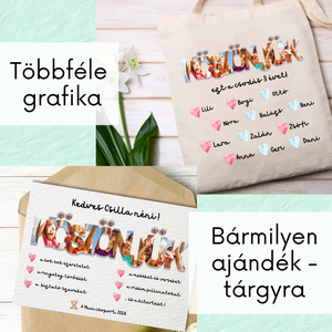 Fotós Ajándék  -  Ovónéninek, Tanárnéninek - Saját képekből - Többféle méret, választható grafika  - otthon & életmód - dekoráció - kép & falikép - poszter - Meska.hu