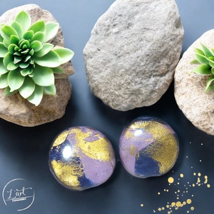 Napsütés ékszergyurma fülbevaló  - ékszer - fülbevaló - pötty fülbevaló - Meska.hu