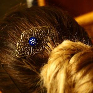 Kékfestő mintás tűzzománc hajtű - ruha & divat - hajdísz & hajcsat - hajdísz - Meska.hu Kékfestő mintás tűzzománc hajtű - ruha & divat - hajdísz & hajcsat - hajdísz - Meska.hu