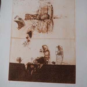 Püspöky István (1950- ) Hommage á Bartók - művészet - grafika & illusztráció - művészi nyomat - Meska.hu