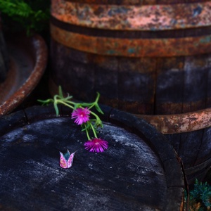 Tulipán bross, kitűző  - tűzzománc  - Meska.hu