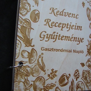 Üres Receptkönyv Natúr Fa Borítóval A5 méretű - otthon & lakás - konyhafelszerelés, tálalás - sütés, főzés - receptfüzet - Meska.hu