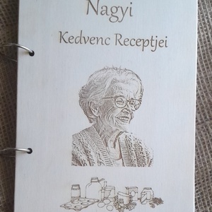 Nagymamád kedvenc receptjei egyetlen, különleges könyvben - otthon & életmód - konyhafelszerelés, tálalás - sütés, főzés - receptfüzet - Meska.hu