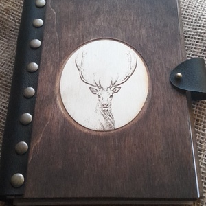 Vadásznapló / Album / Évfordulós ajánd�k / Nász ajándék /Könyv / Fotó album /Egyedi grafikával/Gravirozott Fa Boritóval - játék & sport - sport és kikapcsolódás - vadászat - Meska.hu