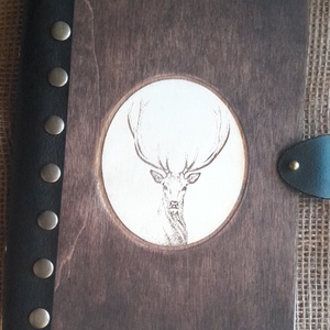 Vadásznapló / Album / Évfordulós ajánd�k / Nász ajándék /Könyv / Fotó album /Egyedi grafikával/Gravirozott Fa Boritóval - játék & sport - sport és kikapcsolódás - vadászat - Meska.hu