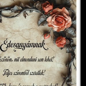 Édesanyámnak � Egyedi, Szívhez Szóló Ajándék Édesanyák Számára - otthon & életmód - dekoráció - kép & falikép - plakát - Meska.hu
