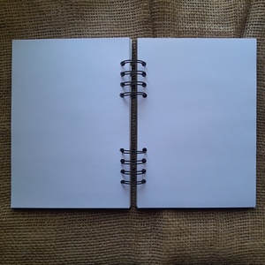 Esküvői Vendégkönyv-Névre Szóló-Notesz-Vendég Könyv-A5-Méretű-Spirál Kötéssel - esküvő - emlék & ajándék - album & fotóalbum - Meska.hu