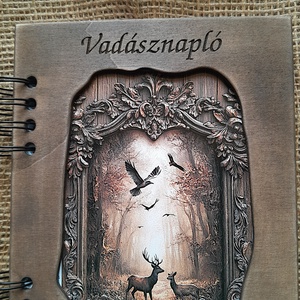 Névre Szóló Vadásznapló  Spirálkötéses A5 Méretben - otthon & életmód - papír, írószer - jegyzetfüzet & napló - Meska.hu