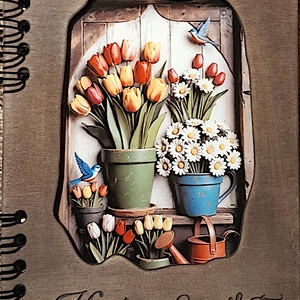 Egyedi, személyre szabott kertésznapló.Fedezd fel a kertészkedés örömét egy stílusos névre szóló napló társaságában! - otthon & életmód - ház & kert - növény & veteményes - Meska.hu