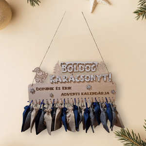 Karácsonyi adventi naptár - karácsony - adventi díszek - adventi naptár - Meska.hu