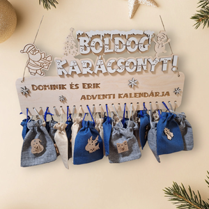 Karácsonyi adventi naptár - karácsony - adventi díszek - adventi naptár - Meska.hu