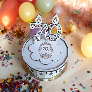 Születésnapi torta doboz - otthon & életmód - dekoráció - asztal és polc dekoráció - díszdoboz - Meska.hu