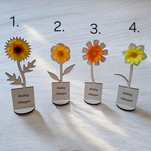 Fa virág nőnapra, Otthon & Életmód, Dekoráció, Asztal és polc dekoráció, Asztaldísz, Famegmunkálás, MESKA