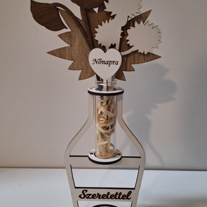 Váza fa virágokkal nőnapra / anyák napjára - otthon & életmód - dekoráció - asztal és polc dekoráció - asztaldísz - Meska.hu