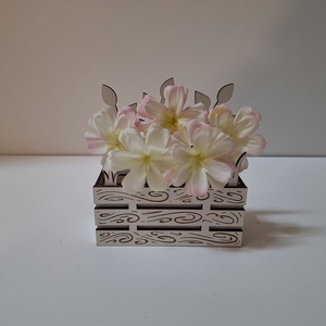 Virágdísz nőnapra / anyák napjára - otthon & életmód - dekoráció - virágdísz és tartó - virágtartó - Meska.hu