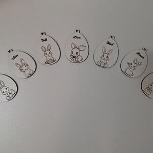 Húsvéti fa tojás névvel - otthon & életmód - dekoráció - fali és függő dekoráció - függődísz - Meska.hu