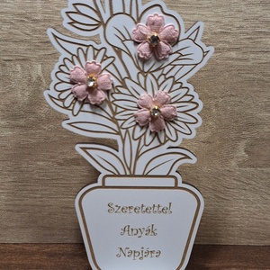 Anyák napjára / pedagógus napra gravírozott váza - otthon & életmód - dekoráció - asztal és polc dekoráció - asztaldísz - Meska.hu