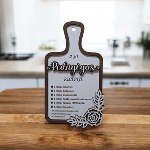 Pedagógus napra , Otthon & Életmód, Dekoráció, Fali és függő dekoráció, Falra akasztható dekor, Famegmunkálás, MESKA