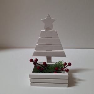 Karácsonyi asztaldekoráció - kerámia - karácsony - karácsonyi lakásdekoráció - ünnepi asztaldekoráció - Meska.hu