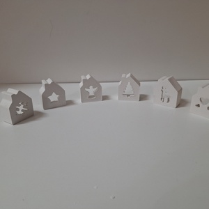 Karácsonyi asztal vagy fali dekoráció - kerámia mécsestartó - karácsony - karácsonyi lakásdekoráció - ünnepi asztaldekoráció - Meska.hu