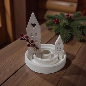 Karácsonyi asztaldekoráció - kerámia - Meska.hu