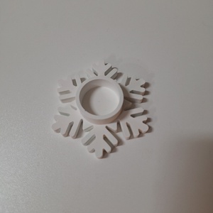 Karácsonyi asztaldekoráció - kerámia mécsestartó - karácsony - karácsonyi lakásdekoráció - ünnepi asztaldekoráció - Meska.hu