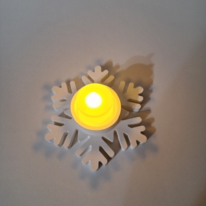 Karácsonyi asztaldekoráció - kerámia mécsestartó - karácsony - karácsonyi lakásdekoráció - ünnepi asztaldekoráció - Meska.hu