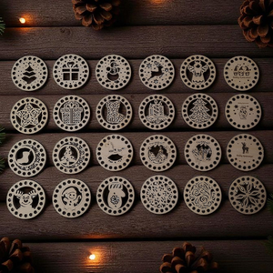 Horgolható fa alap - Karácsonyfa dísz  - Meska.hu