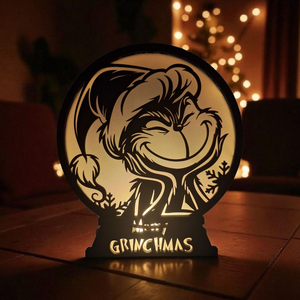 Karácsonyi világítás - Grincs, Karácsony, Karácsonyi lakásdekoráció, Karácsonyi fénydekoráció, Famegmunkálás, MESKA